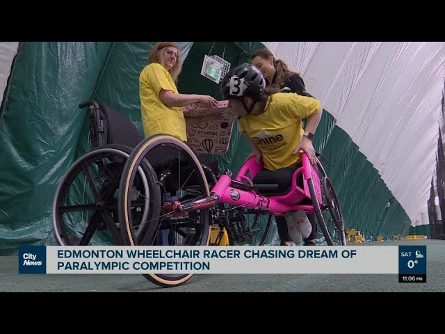 Edmonton wheelchair racer chasing paralympic dream