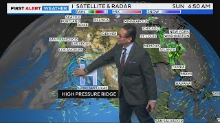 Mild mannered with next chance for snow possibly Christmas Eve