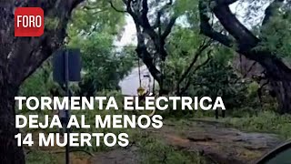 Tormenta eléctrica deja varios muertos y severas afectaciones en Buenos Aires, Argentina