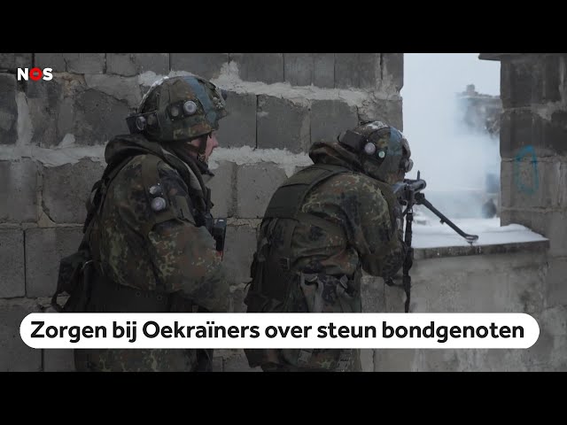 Oekraïense militairen oefenen met Nederlanders in Duitsland