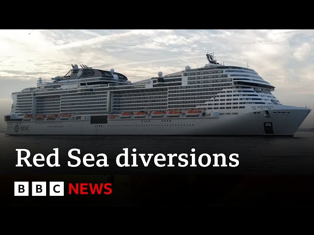 More big shipping firms stop Red Sea routes after attacks | BBC News