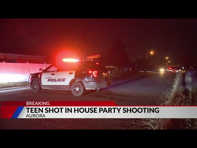 ⁣Teen injured in shooting at house party