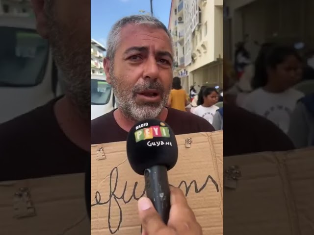 Les syriens de Guyane  réclament une maison ils ne veulent plus dormir dans les rues de cayenne