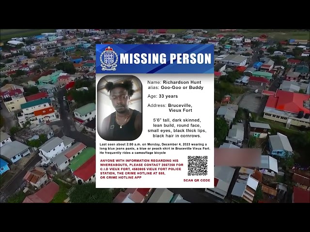 SEARCH INTENSIFIES FOR MISSING VIEUX FORT RESIDENT.(December 14th 2023)