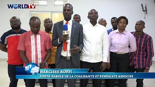 Côte d'Ivoire - La Coalisanté et Syndicats Associés menacent d’aller en grève dès le 26 déc 202