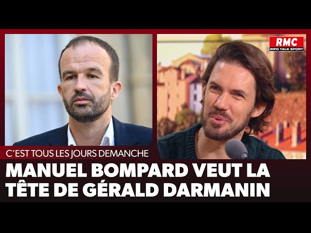 Arnaud Demanche : Manuel Bompard veut la tête de Gérald Darmanin