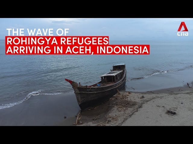⁣The wave of Rohingya refugees arriving in Aceh, Indonesia