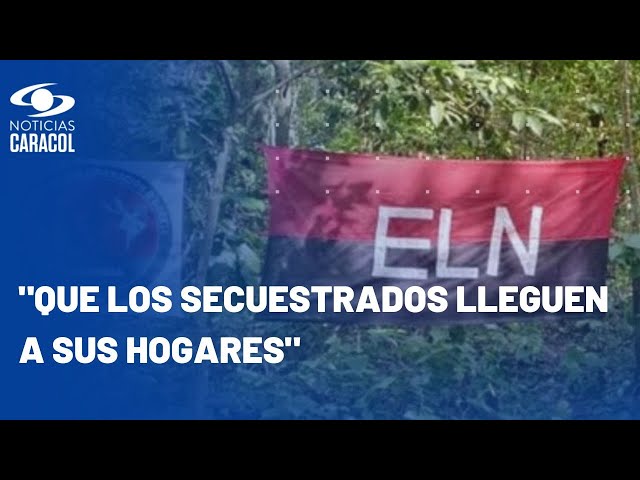 Familias de víctimas celebran anuncio del ELN de suspender secuestros extorsivos