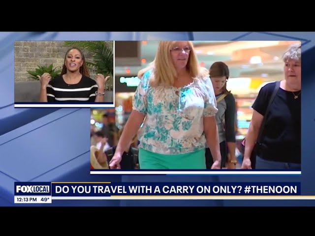 Do you travel with a carry on only? | The Noon