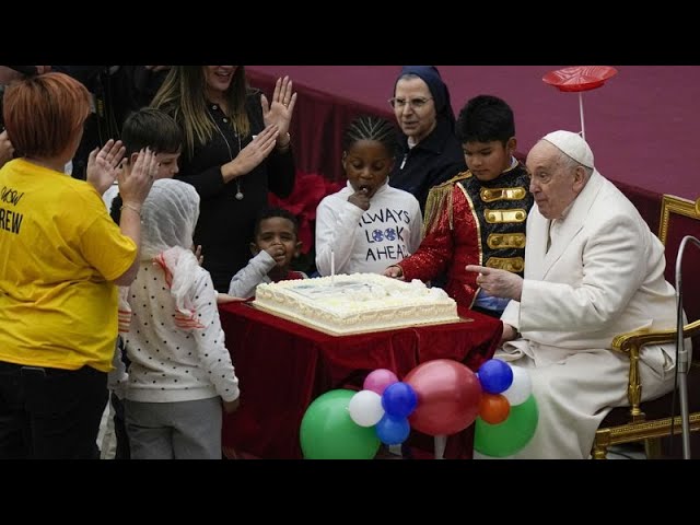 Pope Francis celebrates his 87th birthday