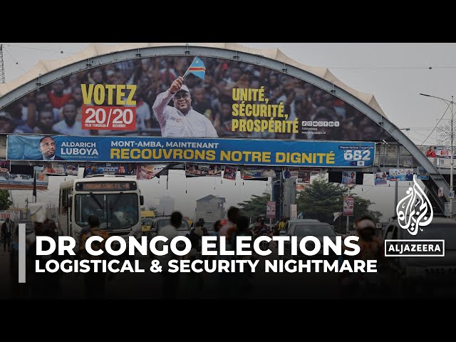 DR Congo elections: Electoral commission faces 'security nightmare'