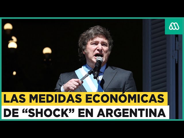Las medidas económicas de "shock" de Milei en Argentina