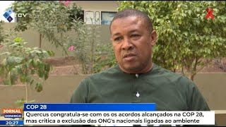 Quercus congratula-se com os os acordos alcançados na COP 28, mas critica a exclusão das ONG's 