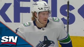 Canucks Score Twice In 40 Seconds To Rally Back vs. Blackhawks