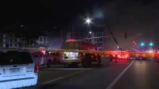 Crews work overnight to put out fire at Aurora apartment complex under construction