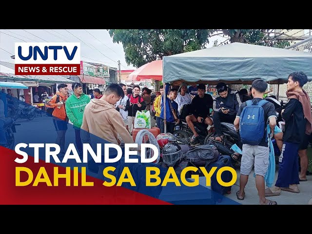 43 na estudyante mula Southern Leyte, stranded sa Ubay, Bohol dahil sa TS 'Kabayan'