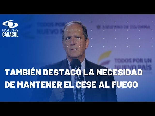 Anuncio de suspensión del secuestro por parte del ELN “es muy importante”: Juan Camilo Restrepo