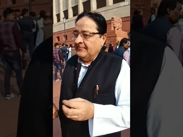 Parliament के अंदर की सुरक्षा के चुक पर बयान देते हुए सांसद S.T Hasan