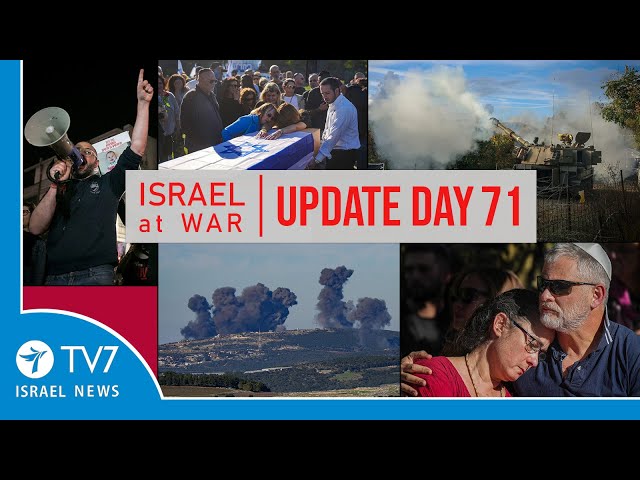 ⁣TV7 Israel News - Sword of Iron, Israel at War - Day 71 - UPDATE 16.12.23
