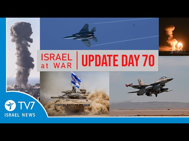 TV7 Israel News - Sword of Iron, Israel at War - Day 70 - UPDATE 15.12.23