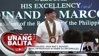 Speaker Romualdez: 2024 Nat'l Budget, inaasahang pipirmahan ni PBBM sa Miyerkules | UB