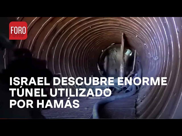 Guerra Israel contra Hamás; descubren enorme túnel utilizado por Hamás - Las Noticias