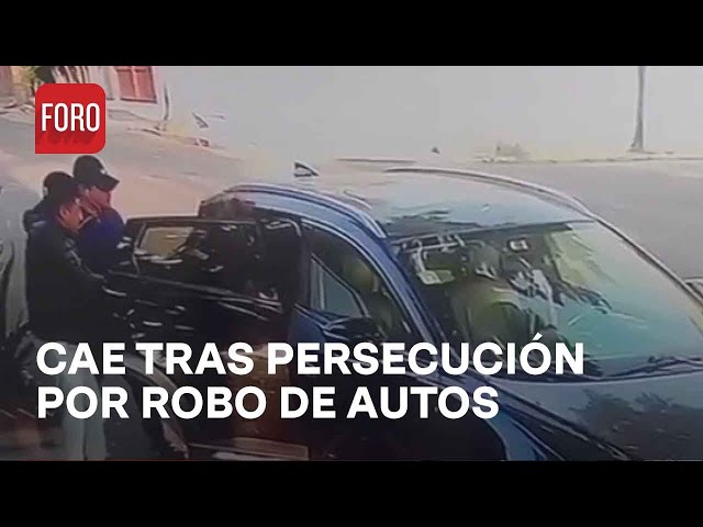 Capturan a ladrón de autos tras persecución en Tlalnepantla, Estado de México - Las Noticias