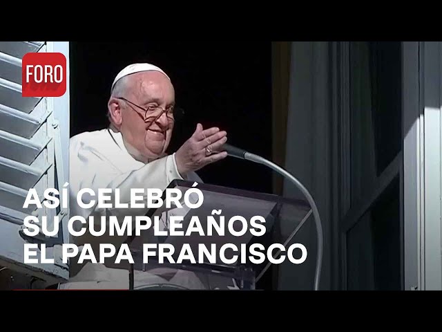 Papa Francisco celebra su cumpleaños 87 en el Vaticano - Las Noticias