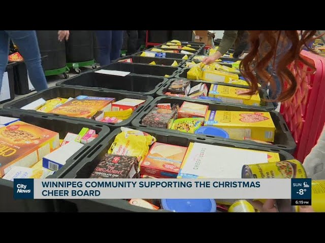 Winnipeg community supporting the Christmas Cheer Board