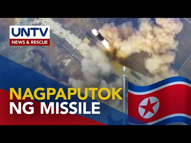 North Korea, sinagot ng ballistic missile launch ang babala ng US at South Korea kaugnay ng nuke att