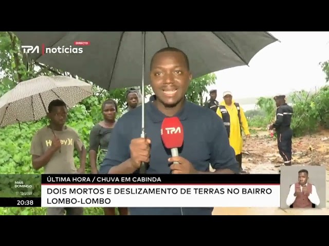 Chuva em Cabinda - Dois mortos e deslizamento de terras no bairro Lombo-Lombo