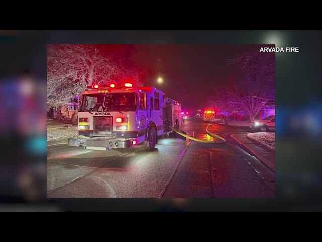 House fire displaces family in Arvada