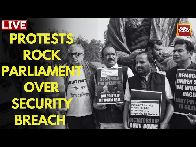 Rajdeep Sardesai LIVE: Turmoil In Parliament Over Lok Sabha Attack | Opposition Protest LIVE News