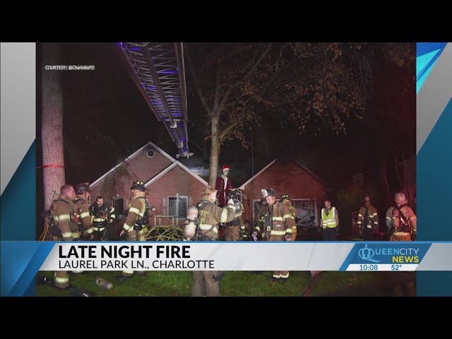 Five people displaced from south Charlotte house fire: CFD