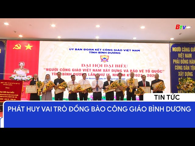 Phát huy vai trò đồng bào Công giáo Bình Dương