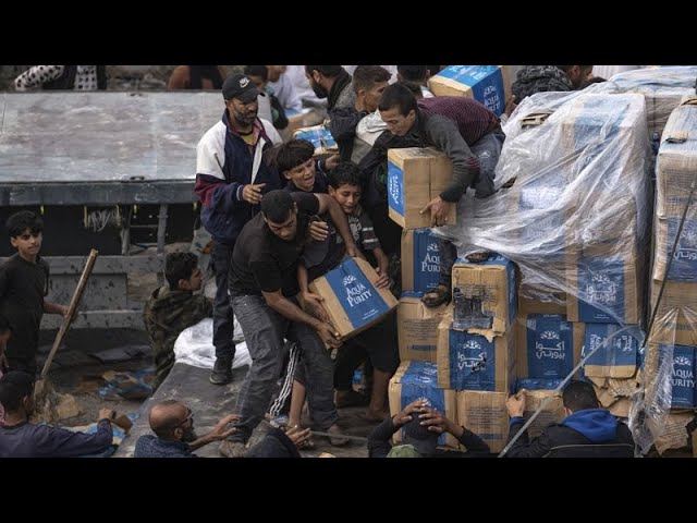 Israel Hamas war: Civilians loot aid trucks at Rafah crossing as Europe calls for ceasefire