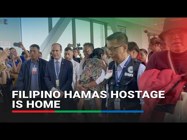 Filipino held hostage by Hamas reunites with family in PH | ABS-CBN News