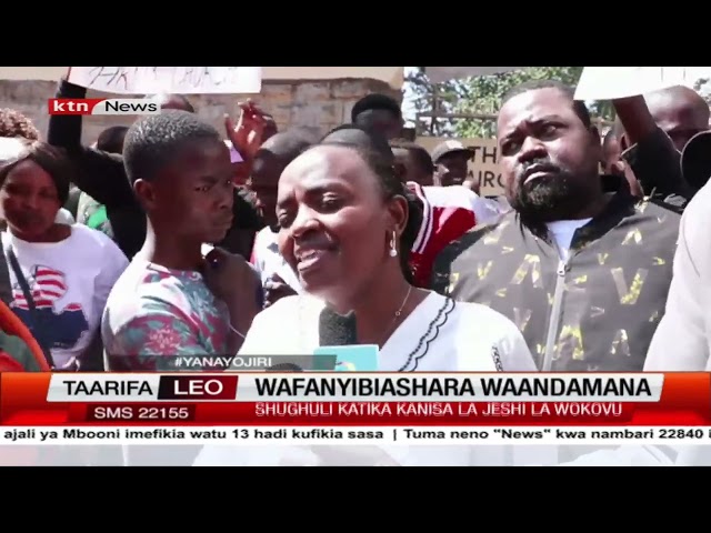 Wafanyibiashara waandamana jijini Nairobi