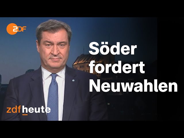 Union auf der Lauer: Neuwahlen statt Ampel-Koalition? | Berlin direkt