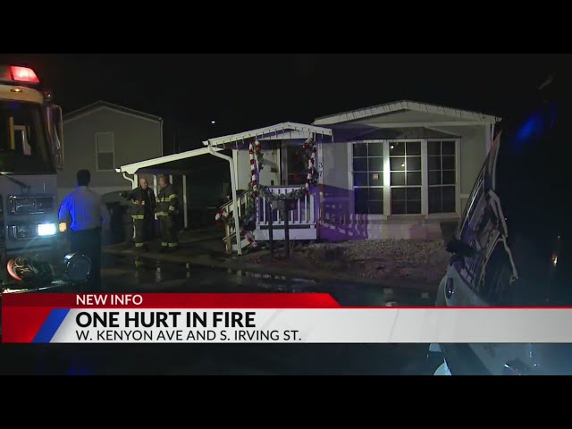 1 hurt in Denver fire