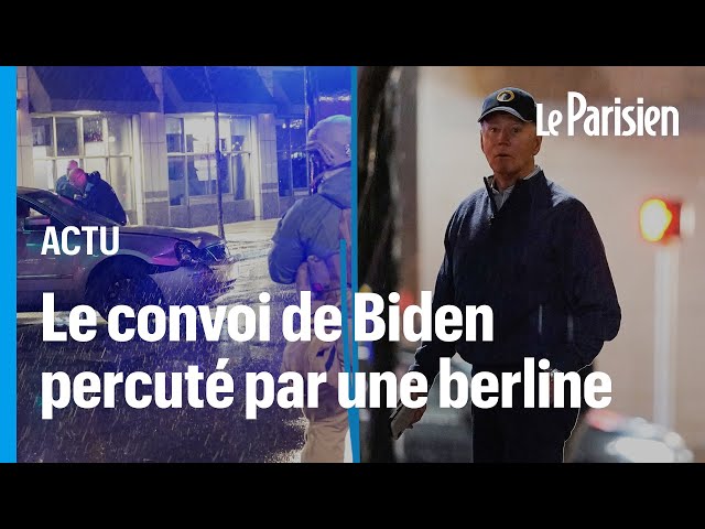 États-Unis : une voiture fonce sur le convoi de Joe Biden à quelques mètres de lui