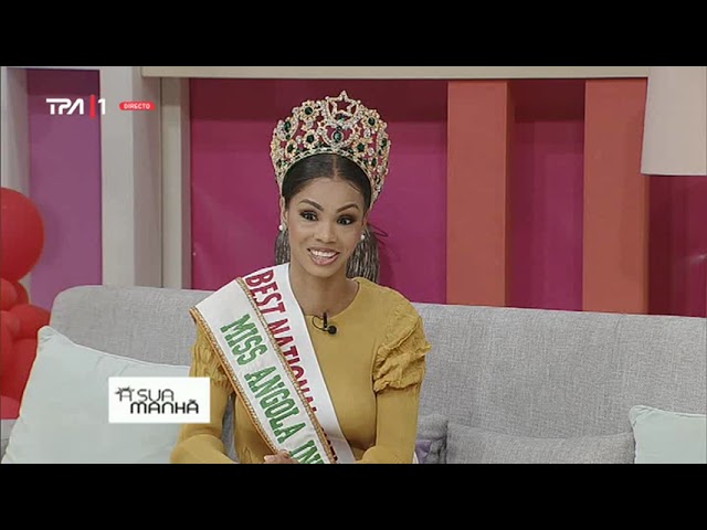 Conversa com Teresa Sara Miss Angola Internacional "A Sua Manhã"