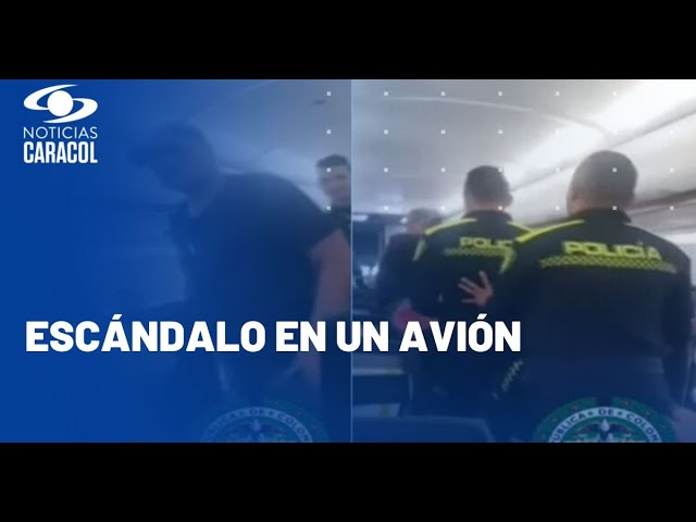 En vuelo Barranquilla-Miami, pasajero golpeó a policías cuando era expulsado del avión