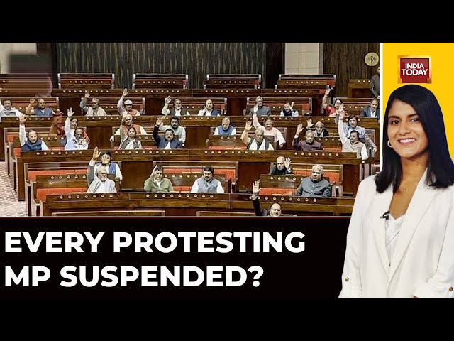 6PM Prime With Akshita Nandagopal LIVE: Unprecedented Crackdown On Opposition MPs | Parliament News