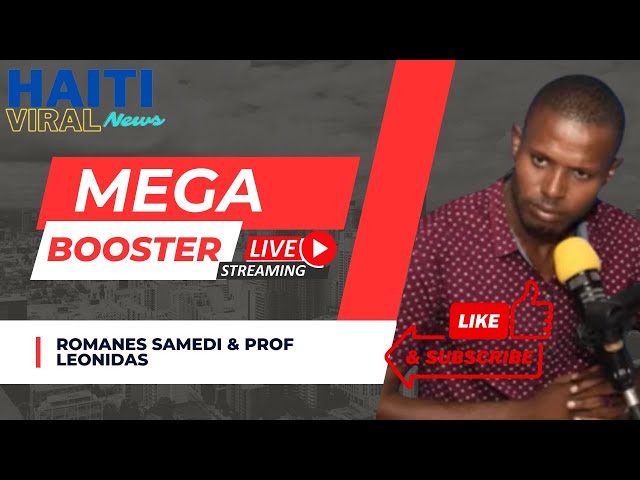 Live: Mega Booster en Direct 18 Decembre 2023 sou Radio Mega avec Romanes Samedi & Prof. Leonida