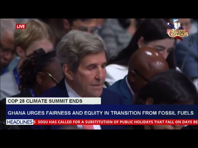 #COP28: Ghana urges fairness and equity in transition from fossil fuel