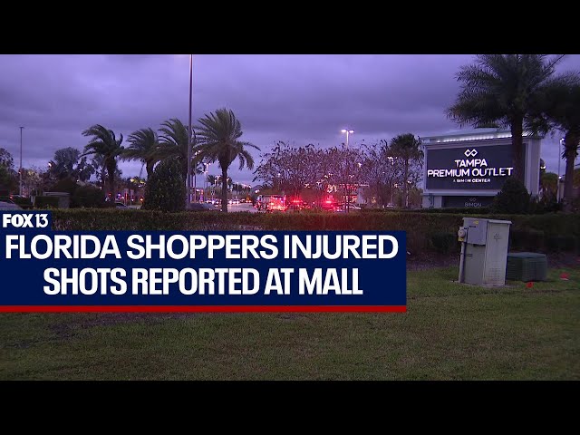 Florida shoppers injures after reports of shots fired at mall