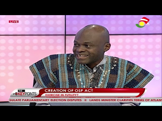 #TheKeyPoints: Creation of OSP - Let's not underrate importance of public opinion - Kpebu