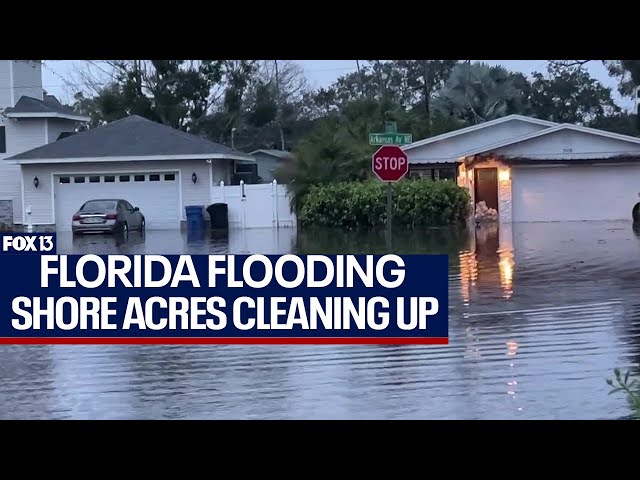 Florida residents recovering from Hurricane Idalia are flooded again