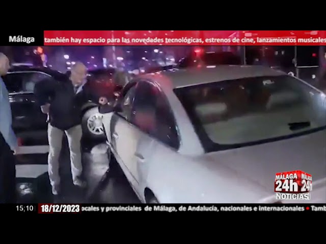 Noticia - Un automovil choca contra la caravana de seguridad de Biden